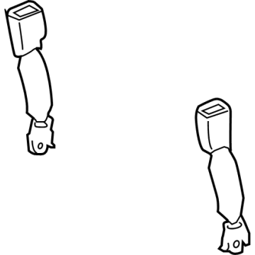 Toyota 73580-60110-B1 Outer Buckle
