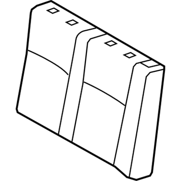 Toyota 79024-0C091-B0 Seat Back Cover