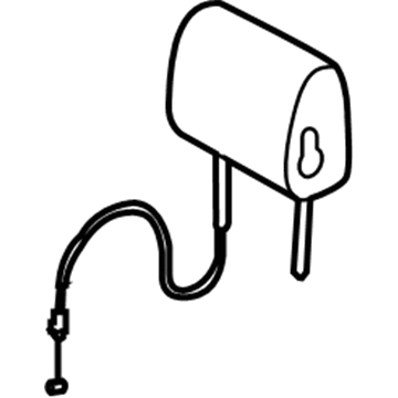 Toyota 71970-0C140-B0 Headrest, Outer