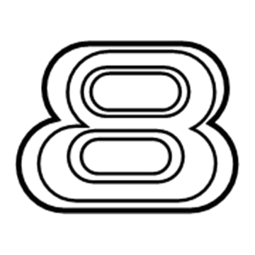 Toyota 75322-0C010 Nameplate