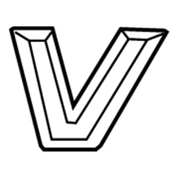 Toyota 75321-0C010 Nameplate