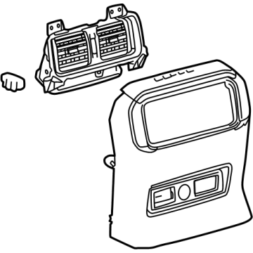 Toyota 58903-60C10-C0 Rear Trim Panel