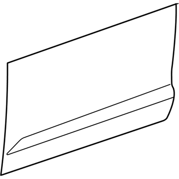 67111-12670 Toyota Outer Panel, Passenger Side Illustration 1 of 1