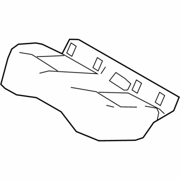Toyota 71075-12Q10-23 Cushion Cover