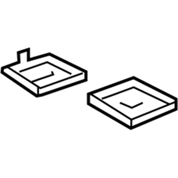 Toyota 81266-42020 MAP Lamp Lens