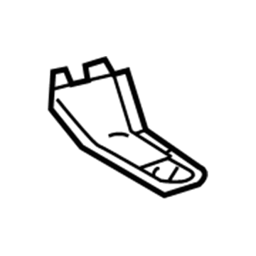 58118-52030 Toyota Front Floor Pan Side Reinforcement, Driver Side Illustration 1 of 1
