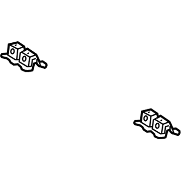 71316-52070 Toyota Seat Support, Rear Illustration 1 of 1