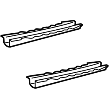 57417-52031 Toyota Floor Reinforcement, Front Illustration 1 of 1