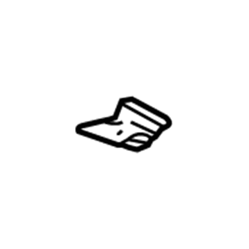 58273-52090 Toyota Anchor Plate, Passenger Side Illustration 1 of 1