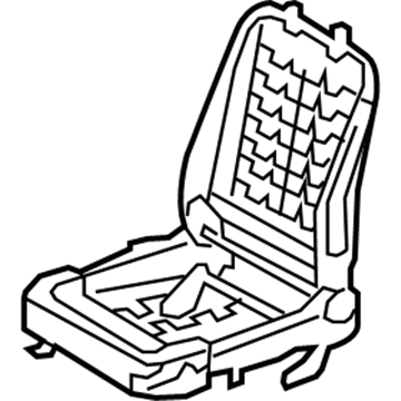71110-12431 Toyota Frame Assembly, Passenger Side Illustration 1 of 1