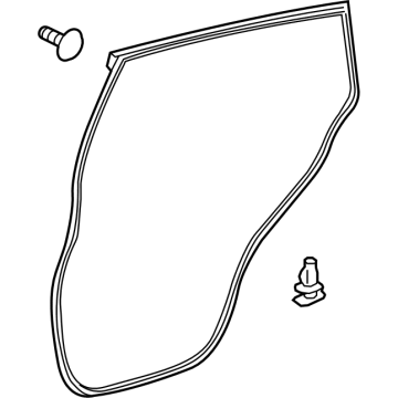 Toyota 67871-0A050 Door Weatherstrip