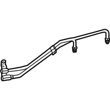 Toyota 48880-60060 Tube Assembly, Rear 48880-60060 Toyota Tube Assembly, Rear Illustration 1 of 1