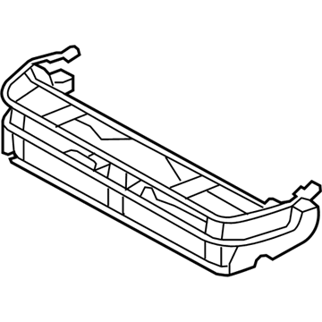 71407-12170-B0 Toyota Cushion Frame, Rear Illustration 1 of 1