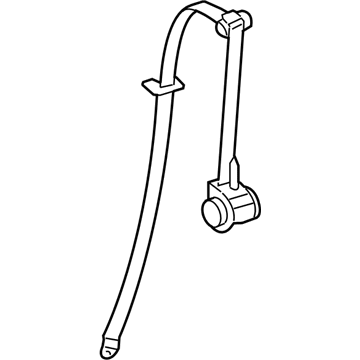 Toyota 73370-35251-B0 Belt & Retractor