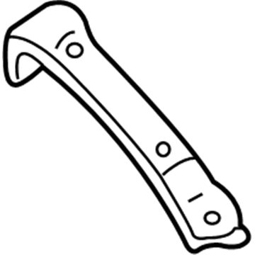 53845-AA020 Toyota Fender Brace, Passenger Side Illustration 1 of 1