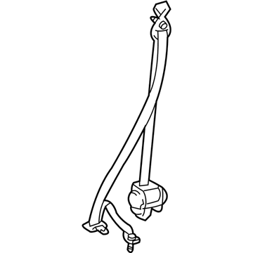 Toyota 73360-0C010-E2 Outer Belt Assembly