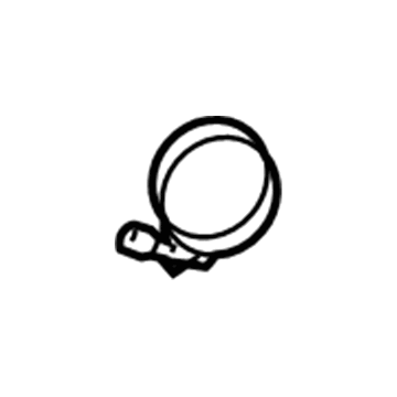 96111-10380 Toyota Clamp Or Clip(For Air Injection System Hose) Illustration 1 of 1