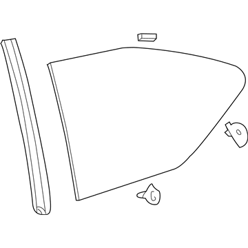 Scion 62720-21240 Quarter Glass