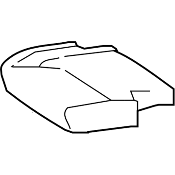 79021-08220-B0 Toyota Cushion Cover, Passenger Side Illustration 1 of 1