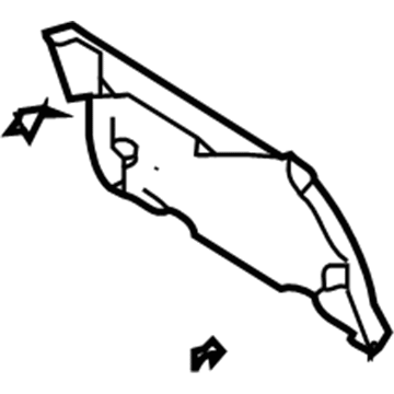 Toyota 79091-08020-B0 Frame Cover