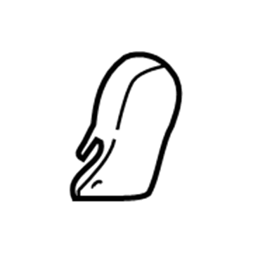 71844-08010-E0 Toyota Recline Cover, Fawn, Driver Side Illustration 1 of 1