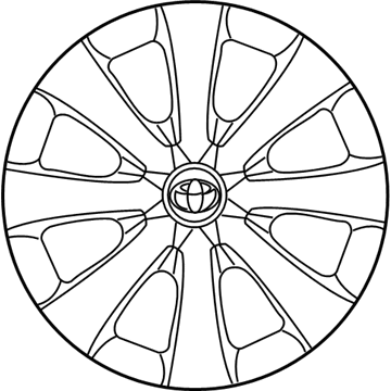 Toyota Corolla Wheel Cover - 42602-12720
