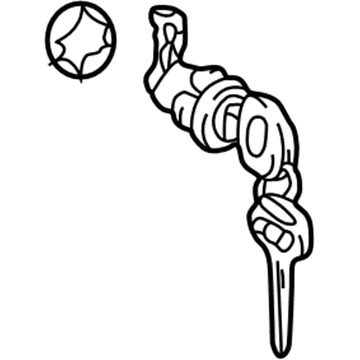 Toyota 69058-26030 Cylinder & Keys