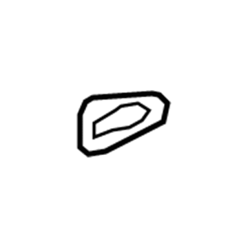 69242-52020 Toyota Cover Pad, Rear Illustration 1 of 1
