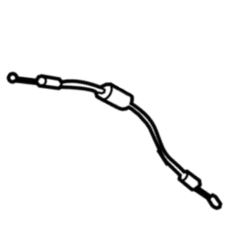 69710-12140 Toyota Lock Cable, Front Illustration 1 of 1