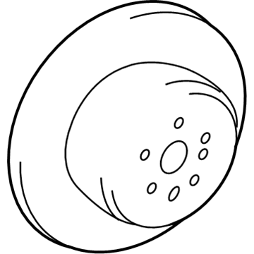 Toyota Highlander Brake Rotor - 42431-0E040