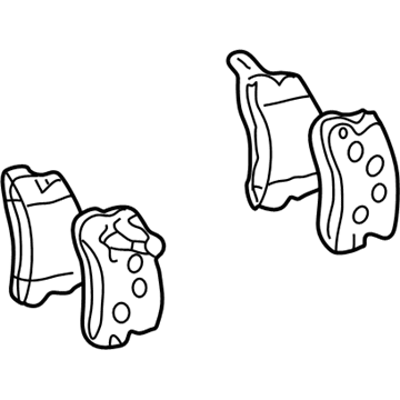 Toyota Celica Brake Pads - 04466-32050