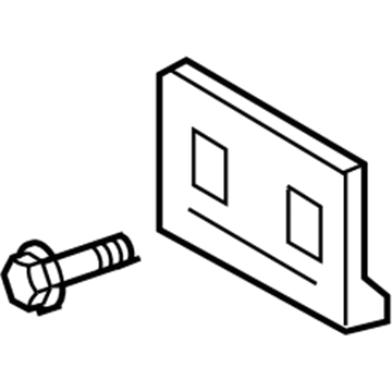 Toyota 75101-02030 License Bracket