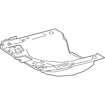 Toyota 58311-12380 Rear Floor Pan