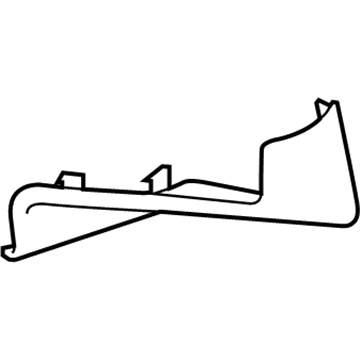 87948-35B70 Toyota Access Cover, Driver Side Illustration 1 of 1