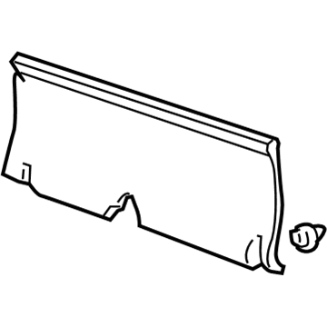 Toyota 64262-04010-B0 Back Panel Trim