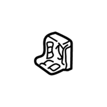 55569-22030-P0 Toyota Lock Cover, Front Illustration 1 of 1