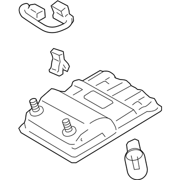 Toyota 63650-06361-B0 Overhead Console