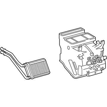 87050-52102 Toyota Heater Assembly Illustration 1 of 1