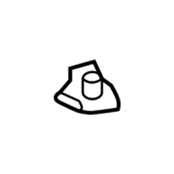 Toyota 53879-17020 Cover Extension Fastener