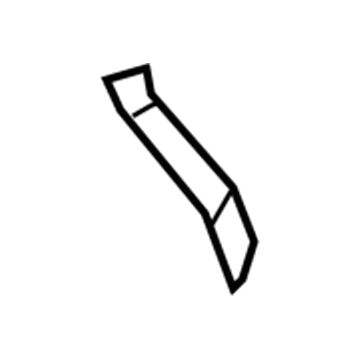 65602-0C020 Toyota Skirt, Rear Driver Side Illustration 1 of 1