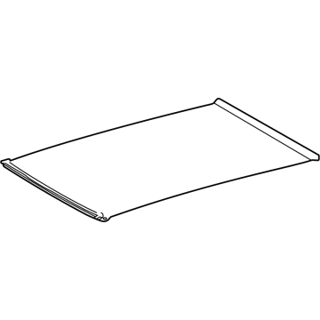 63306-0E230-B1 Toyota Sunshade, Gray Illustration 1 of 1