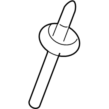 76879-48010 Toyota Spoiler Assembly Clip, Rear Illustration 1 of 1