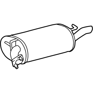 Toyota 17440-03011 Muffler With Tail Pipe