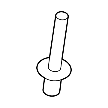 Toyota 90269-A0006 Upper Molding Rivet