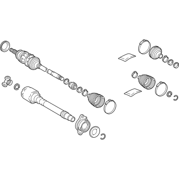 Toyota 43410-30070 Axle Assembly