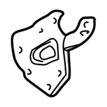 Toyota 86211-01060 AM/FM CD Cass Mount Bracket