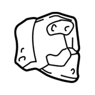 Toyota 86212-01060 AM/FM CD Cass Mount Bracket