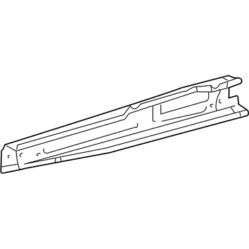 57401-08010 Toyota Inner Rocker, Passenger Side Illustration 1 of 1