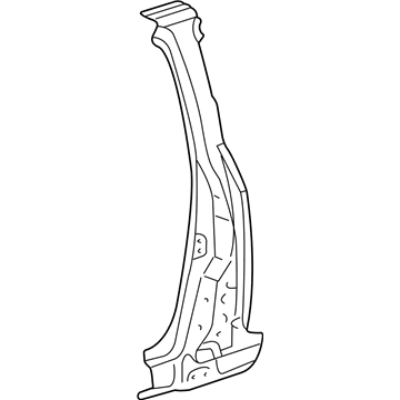 61301-08010 Toyota Pillar Reinforcement, Passenger Side Illustration 1 of 1