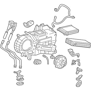 Toyota 87030-0C020 Evaporator Assembly